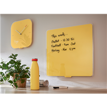 Pizarra De Cristal Magnético Leitz Cosy 450X450 Mm Amarillo Cálido