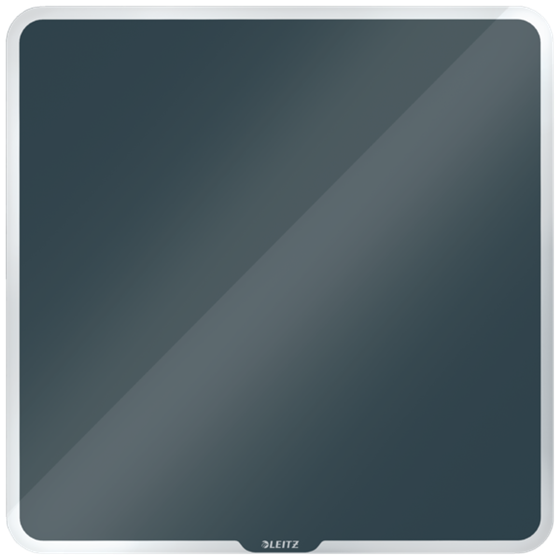 Pizarra De Cristal Magnético Leitz Cosy 450X450 Mm Gris Terciopelo