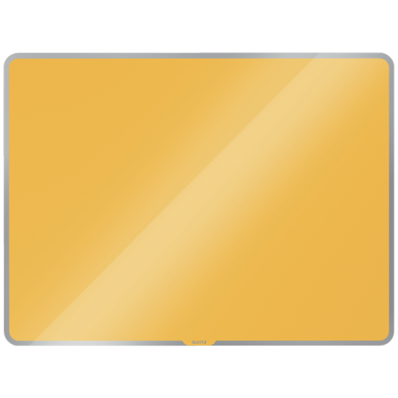 Pizarra De Cristal Magnético Leitz Cosy 800X600 Mm Amarillo Cálido