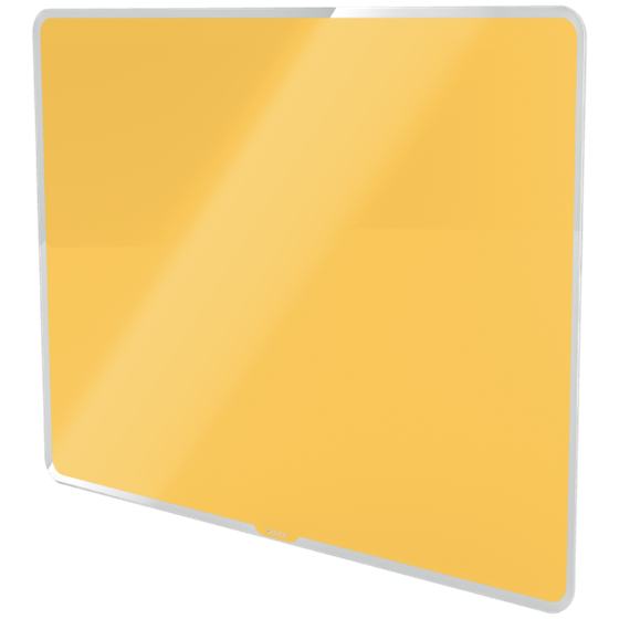 Pizarra De Cristal Magnético Leitz Cosy 800X600 Mm Amarillo Cálido
