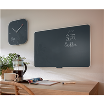 Pizarra De Cristal Magnético Leitz Cosy 800X600 Mm Gris Terciopelo