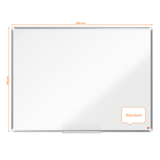 Pizarra De Melamina Nobo Premium Plus De 1200X900Mm Blanco