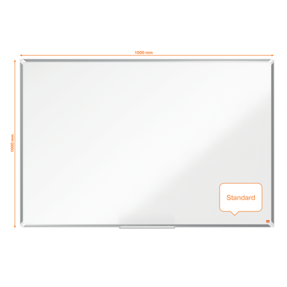 Pizarra De Melamina Nobo Premium Plus De 1500X1000Mm Blanco