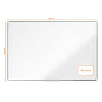 Pizarra De Melamina Nobo Premium Plus De 1800X1200Mm Blanco