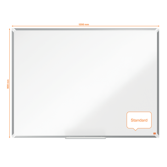 Pizarra Magnética De Acero Lacado Nobo Premium Plus De 1200X900Mm Blanco