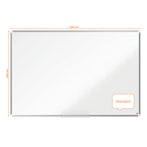 Pizarra Magnética De Acero Lacado Nobo Premium Plus De 1500X1000Mm Blanco