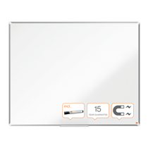 Pizarra Magnética De Acero Lacado Nobo Premium Plus De 1500X1200Mm Blanco