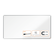 Pizarra Magnética De Acero Lacado Nobo Premium Plus De 1800X900Mm Blanco
