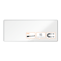 Pizarra Magnética De Acero Lacado Nobo Premium Plus De 3000X1200Mm Blanco