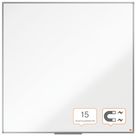 Pizarra Magnética De Acero Nobo Essence 1200X1200Mm Blanco
