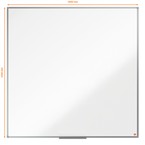Pizarra Magnética De Acero Nobo Essence 1200X1200Mm Blanco
