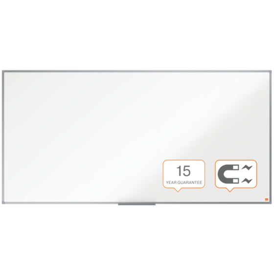 Pizarra Magnética De Acero Nobo Essence 1800X900Mm Blanco