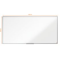 Pizarra Magnética De Acero Nobo Essence 1800X900Mm Blanco