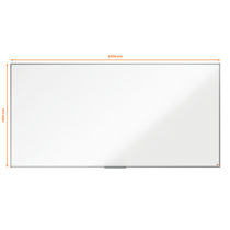 Pizarra Magnética De Acero Nobo Essence 2400X1200Mm Blanco