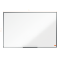 Pizarra Magnética De Acero Nobo Essence 900X600Mm Blanco
