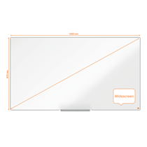 Pizarra Magnética De Acero Vitrificado De Formato Panorámico Nobo Impression Pro De 1550X870Mm Blanco