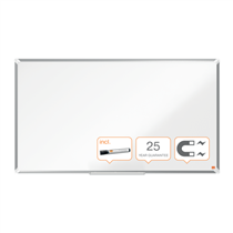 Pizarra Magnética De Acero Vitrificado De Formato Panorámico Nobo Premium Plus De 1220X690Mm Blanco