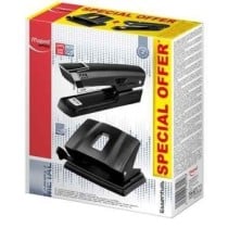 Grapadora MAPED Essential Metal + Taladro MAPED Essential Metal
