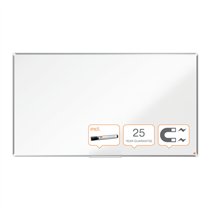 Pizarra Magnética De Acero Vitrificado De Formato Panorámico Nobo Premium Plus De 1880X1060Mm Blanco