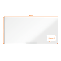 Pizarra Magnética De Acero Vitrificado Nobo Impression Pro De 1800X900 Mm Blanco