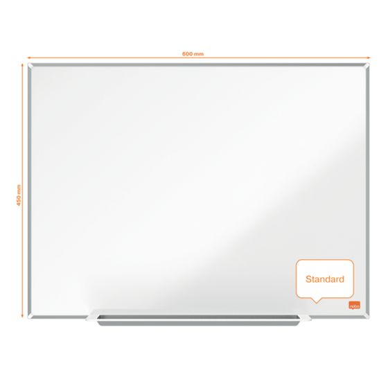 Pizarra Magnética De Acero Vitrificado Nobo Impression Pro De 600X450 Mm Blanco