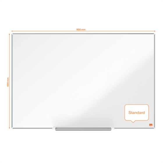 Pizarra Magnética De Acero Vitrificado Nobo Impression Pro De 900X600 Mm Blanco