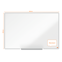 Pizarra Magnética De Acero Vitrificado Nobo Impression Pro De 900X600 Mm Blanco