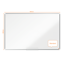 Pizarra Magnética De Acero Vitrificado Nobo Premium Plus De 1500X1000Mm Blanco