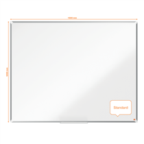 Pizarra Magnética De Acero Vitrificado Nobo Premium Plus De 1500X1200Mm Blanco