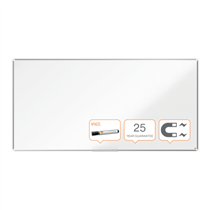 Pizarra Magnética De Acero Vitrificado Nobo Premium Plus De 2400X1200Mm Blanco