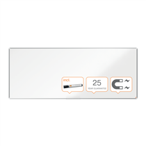 Pizarra Magnética De Acero Vitrificado Nobo Premium Plus De 3000X1200Mm Blanco