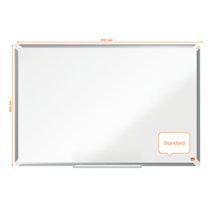 Pizarra Magnética De Acero Vitrificado Nobo Premium Plus De 900X600Mm Blanco