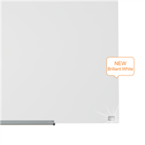 Pizarra Magnética De Cristal Nobo Impression Pro De 1000X560Mm Blanco Brillante