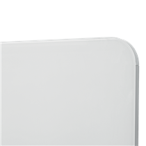 Pizarra Magnética De Cristal Nobo Impression Pro De 1000X560Mm Con Bandeja Para Rotuladores Oculta Blanco Brillante