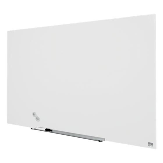 Pizarra Magnética De Cristal Nobo Impression Pro De 1260X710Mm Blanco Brillante
