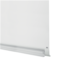 Pizarra Magnética De Cristal Nobo Impression Pro De 1900X1000Mm Con Bandeja Para Rotuladores Oculta Blanco Brillante
