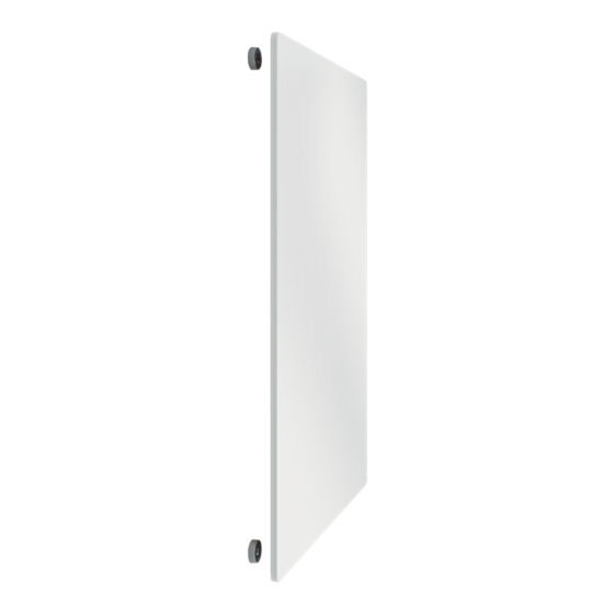 Pizarra Magnética Modular Sin Marco Nobo 600X450Mm Blanco