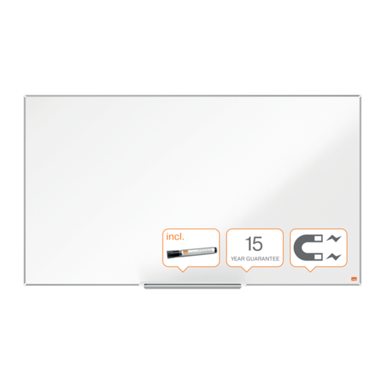 Pizarra Magnética Nano Clean™ De Formato Panorámico Nobo Impression Pro De 1220X690Mm Blanco