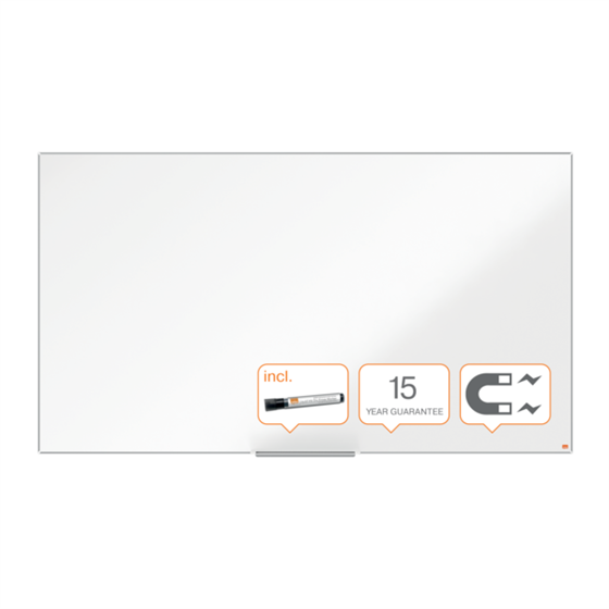 Pizarra Magnética Nano Clean™ De Formato Panorámico Nobo Impression Pro De 1880X1060Mm Blanco