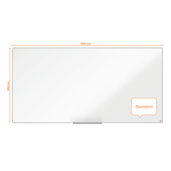 Pizarra Magnética Nano Clean™ Nobo Impression Pro De 1800X900Mm Blanco