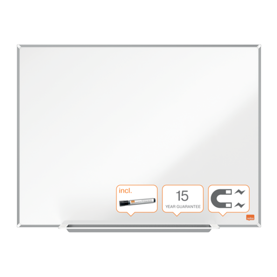 Pizarra Magnética Nano Clean™ Nobo Impression Pro De 600X450Mm Blanco