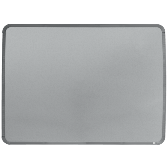 Pizarra Magnética Pequeña Nobo Con Marco Plateado Slim 580X430 Mm Plata