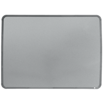 Pizarra Magnética Pequeña Nobo Con Marco Plateado Slim 580X430 Mm Plata