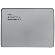 Pizarra Magnética Pequeña Nobo Con Marco Plateado Slim 580X430 Mm Plata