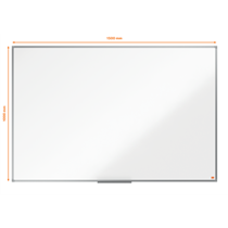 Pizarra Nobo Essence Melamina1500X1000Mm, Blanco Blanco