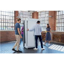Pizarra Portátil Y Tablero De Anuncios Para El Sistema De Colaboración Move & Meet De Nobo 1800X900 Mm Blanco