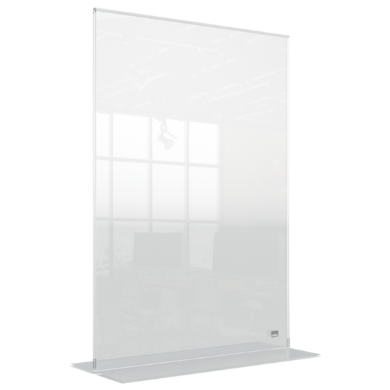 Porta Póster Acrílico Transparente De Sobremesa, A3 Transparente
