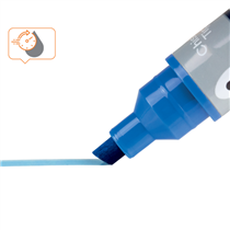 Rotuladores De Tinta Líquida Nobo Con Punta Biselada, 10 Unidades Azul
