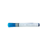 Rotuladores De Tinta Líquida Nobo Con Punta Biselada, 10 Unidades Azul