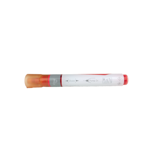 Rotuladores De Tinta Líquida Nobo Con Punta Biselada, 10 Unidades Rojo